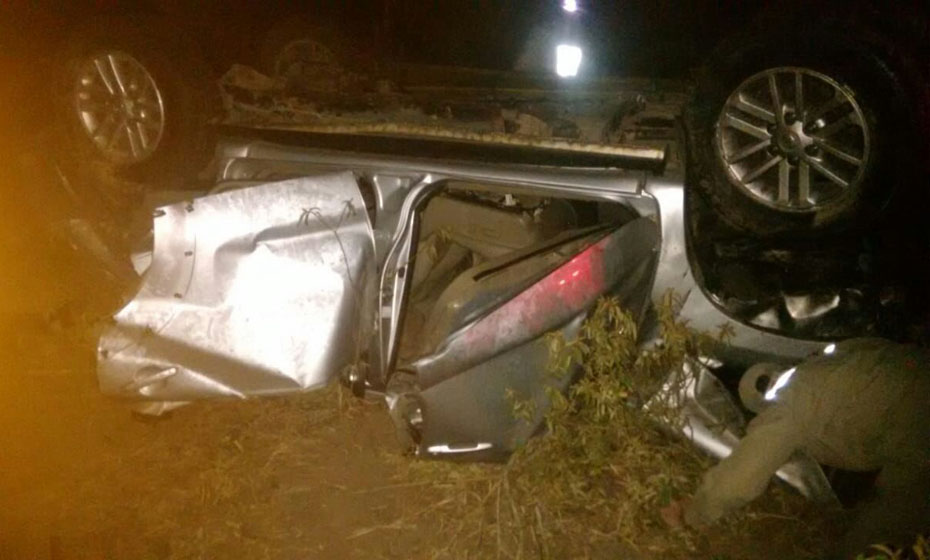 Acidente envolvendo carro em que estava o filho do deputado Mendonça Filho