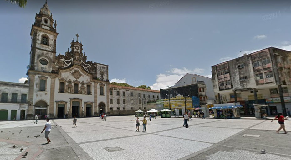 Pátio do Carmo, no centro do Recife