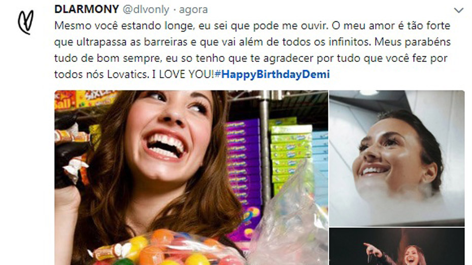 Demi Lovato completa 26 anos e recebe mensagens carinhosas no Twitter