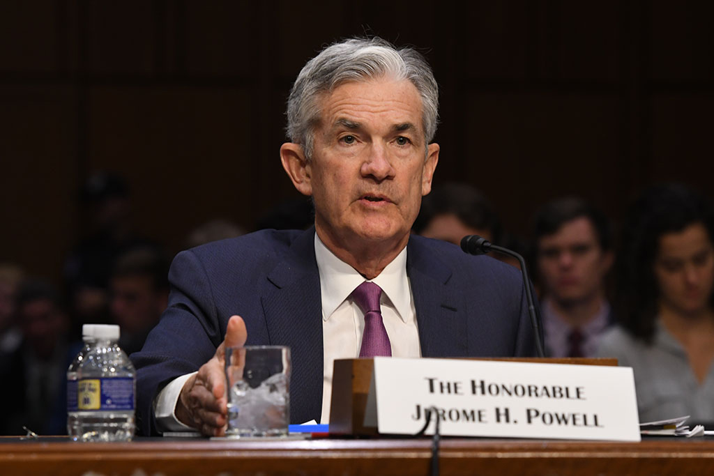 Jerome Powell, presidente do banco central americano