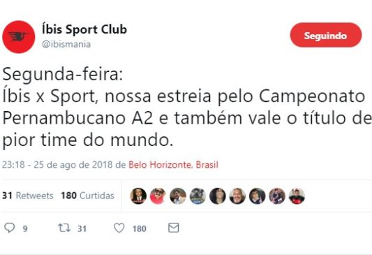 Twitter do Íbis