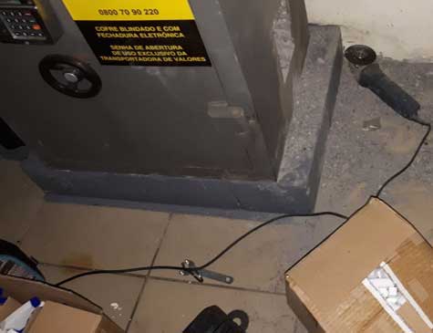 Cofre do posto de combustíveis