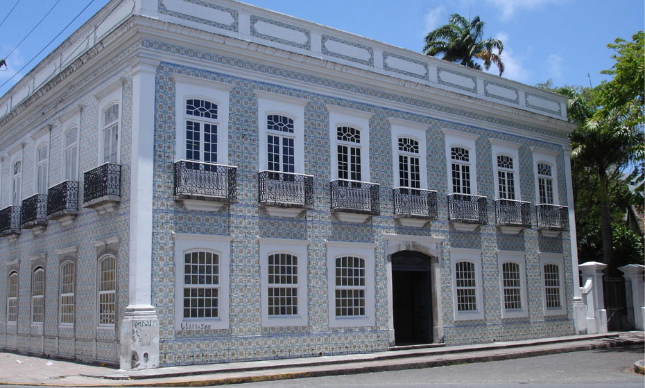 Fachada do Museu da Abolição, na Madalena
