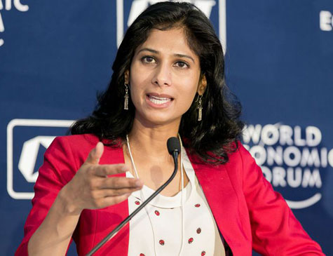 Gita Gopinath, a diretora-executiva adjunta do Fundo Monetário Internacional (FMI)