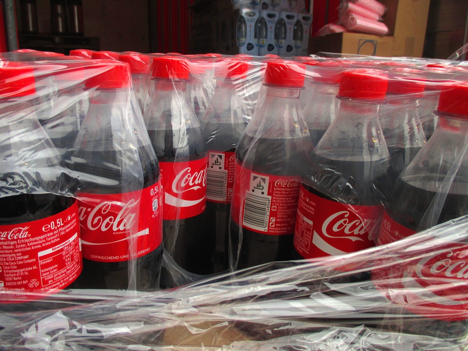Garrafas de Coca-Cola