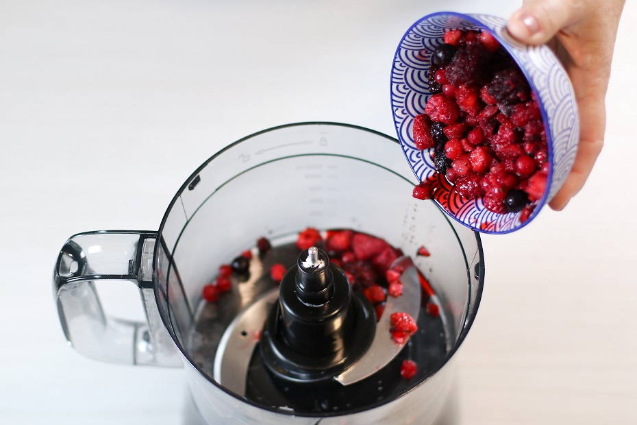 Frutas vermelhas congeladas 