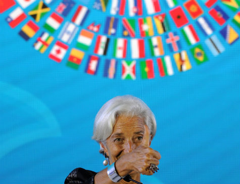 Christine Lagarde, diretora do Fundo Monetário Internacional (FMI)