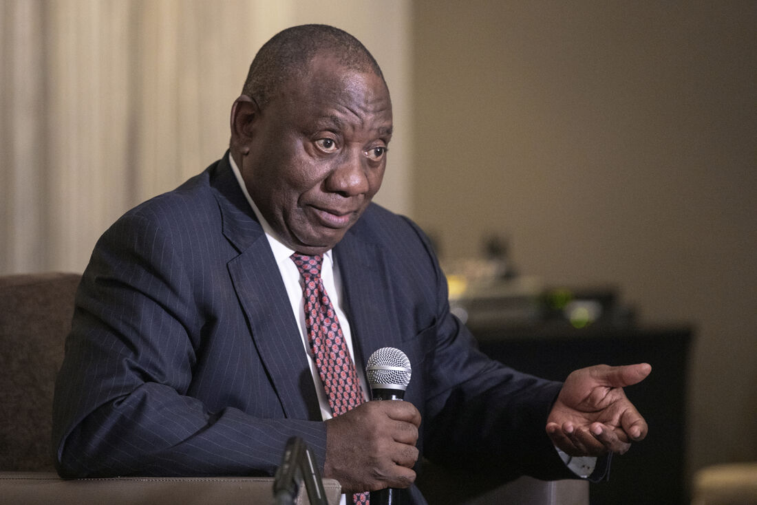 Cyril Ramaphosa, presidente da África do Sul