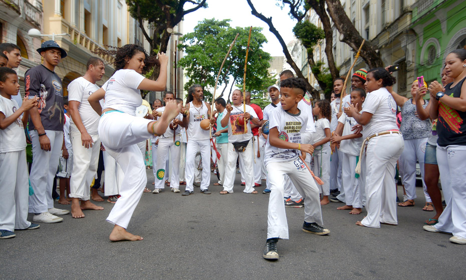 Marcha da capoeira no Bairro do Recife