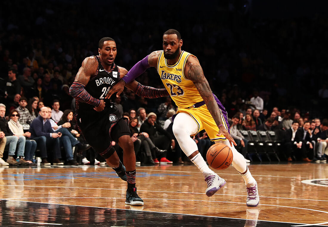 LeBron James, do Lakers, é um dos astros da NBA