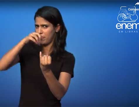 Enem em Libras