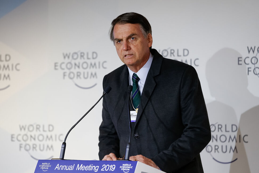 Presidente Jair Bolsonaro em Davos