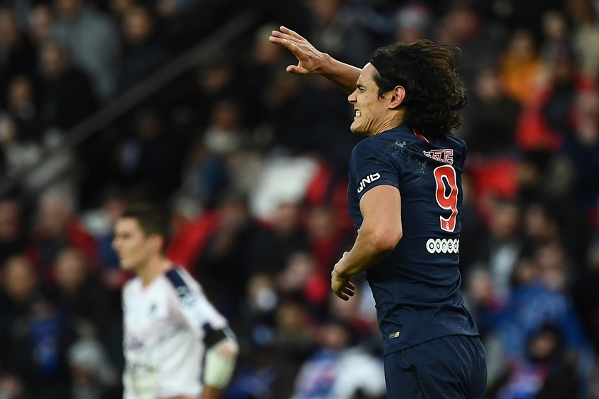 Último clube de Cavani foi o PSG