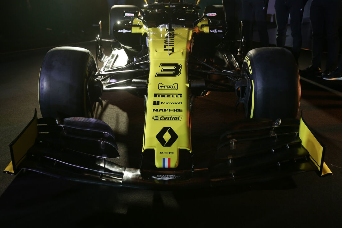 Detalhes do carro da Renault para a temporada 2019 da F-1