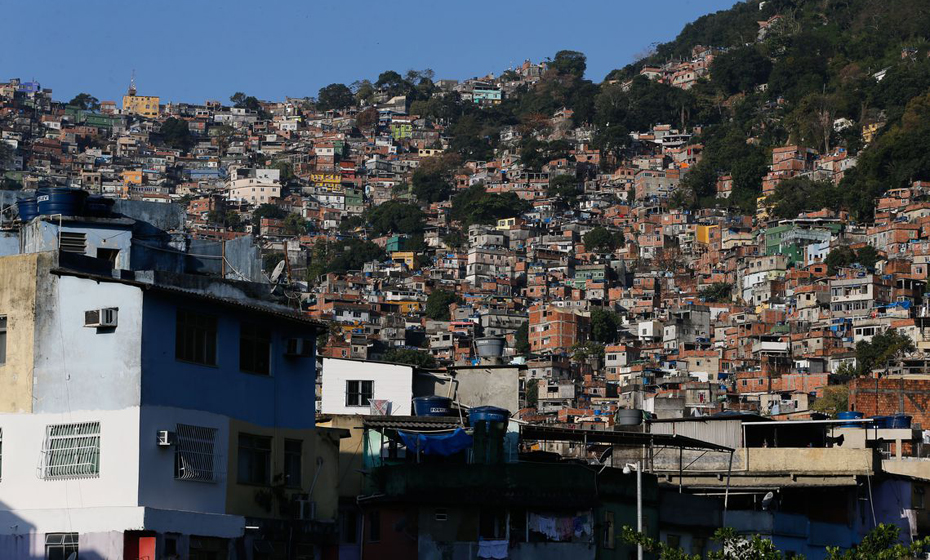 Favela da Rocinha, na zona sul do Rio de Janeiro