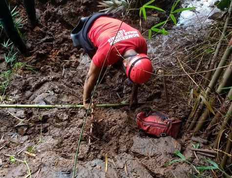 Bombeiro em Brumadinho