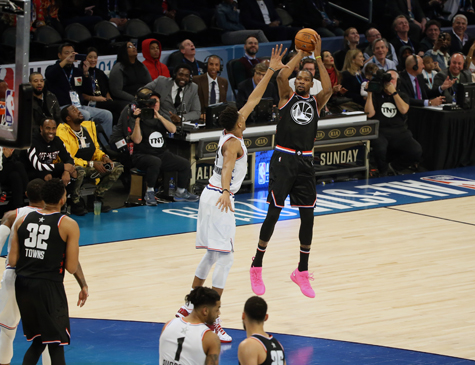 Kevin Durant, no jogo das estrelas 