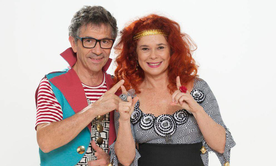 Paulo Tatit e Sandra Peres, do Palavra Cantada