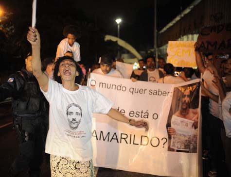 Protesto por justiça pela morte de Amarildo Dias de Souza