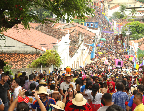 Ladeiras de Olinda no carnaval