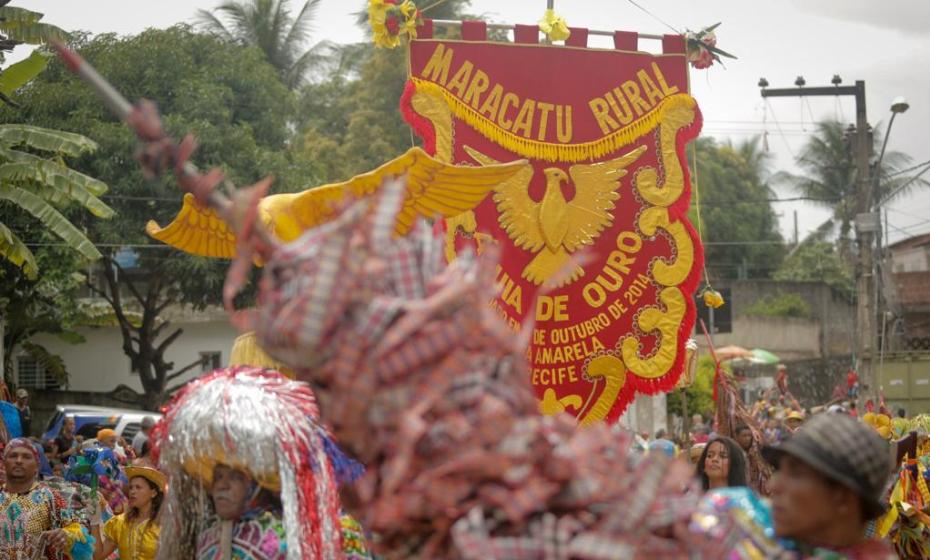 Maracatu de Baque Solto, na Casa da Rabeca 