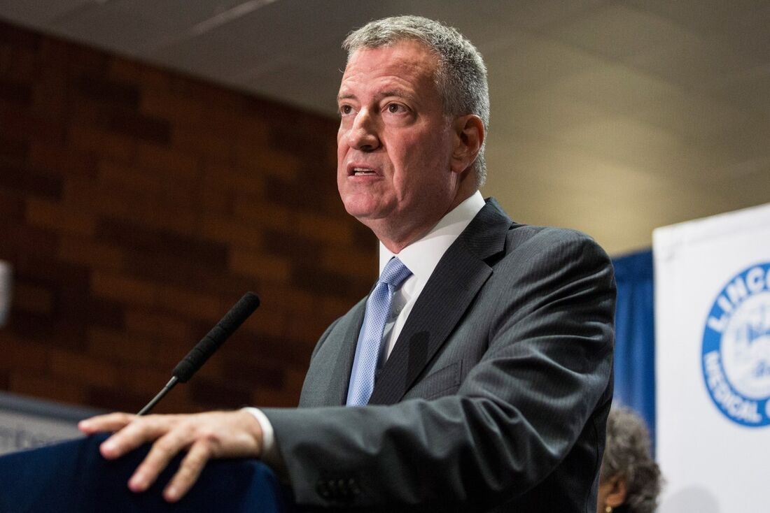 Bill de Blasio, prefeito de Nova York