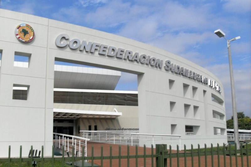 Sede da Conmebol em Assunção, no Paraguai