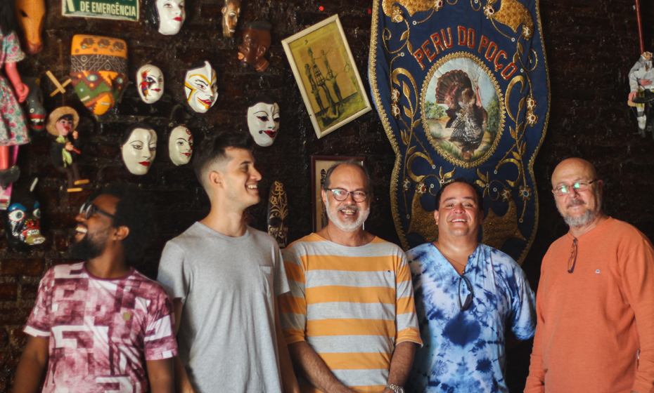 Integrantes da banda Flor de Cactus