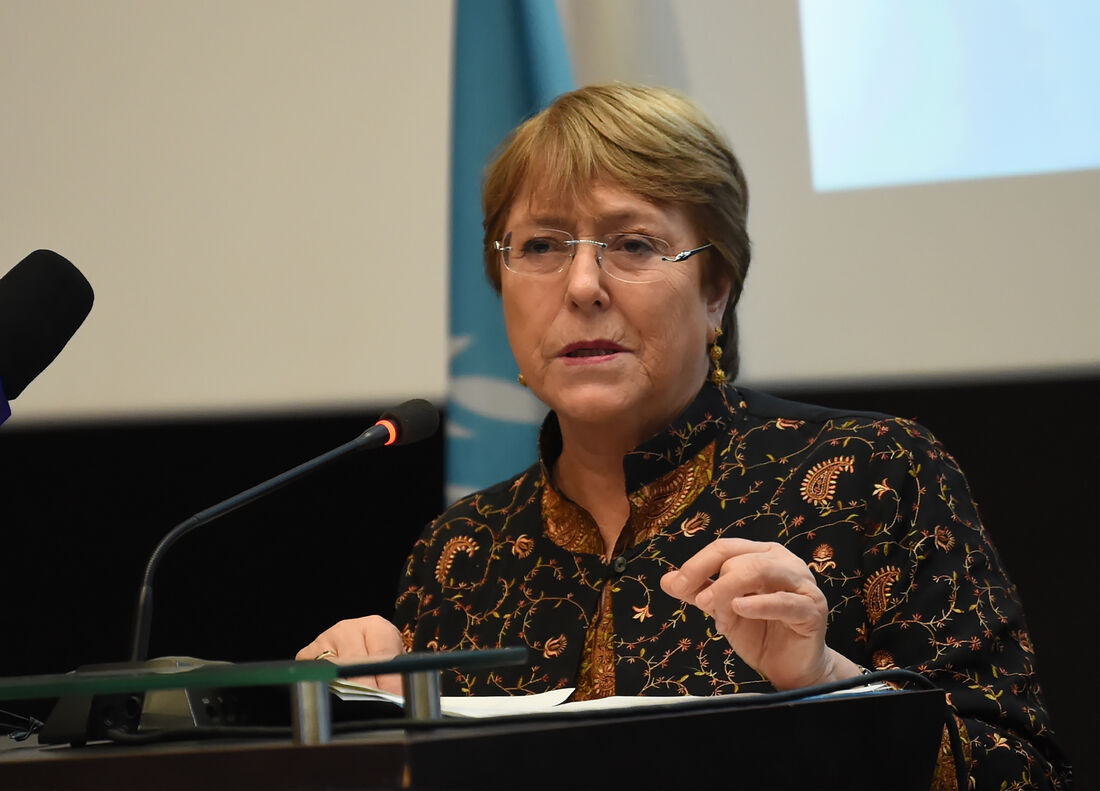 Michelle Bachelet, alta comissária da ONU para os Direitos Humanos