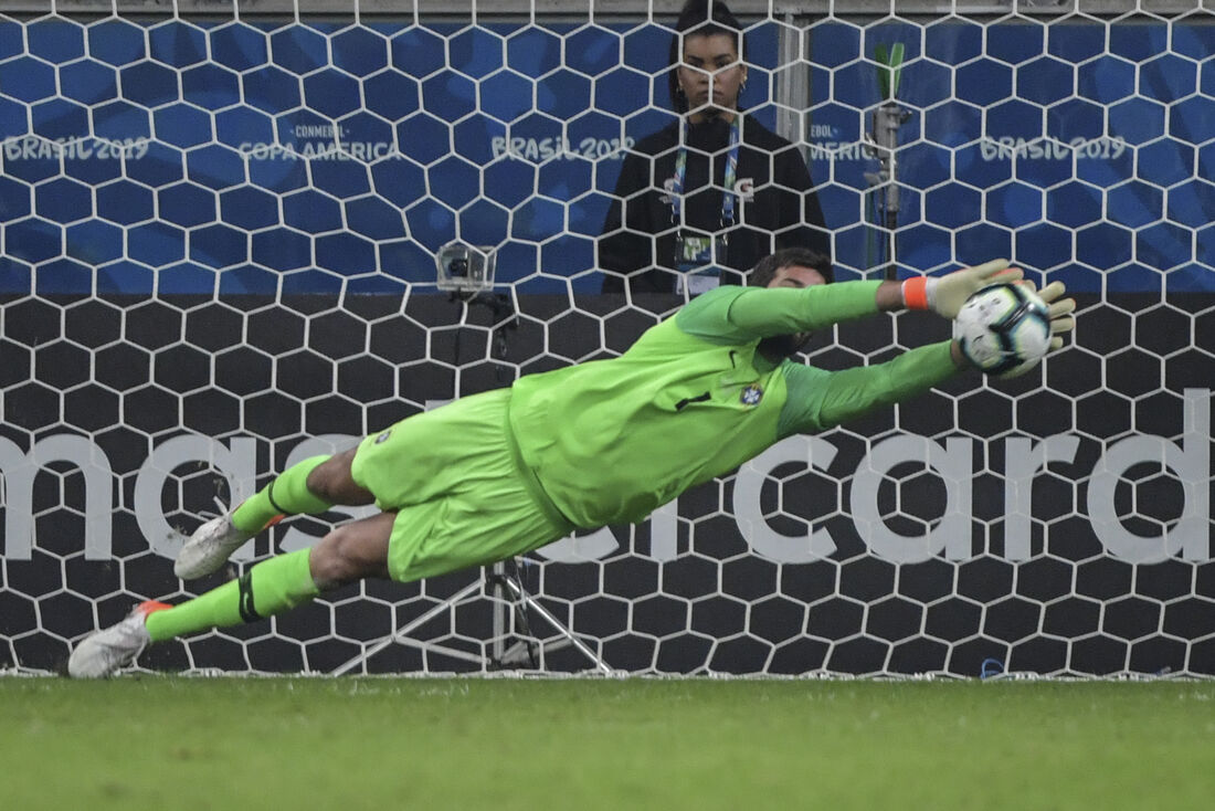 Alisson, goleiro da Seleção Brasileira