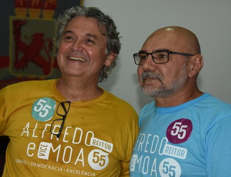 Alfredo Gomes (dir.) e Moacyr Araújo (esq.) 