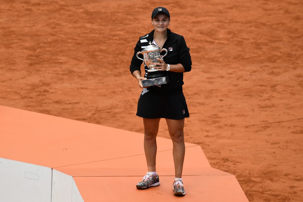 Ashleigh Barty, campeã de Roland Garros