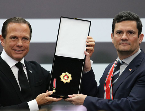 Ministro Sergio Moro participa de audiência na CCJ do Senado