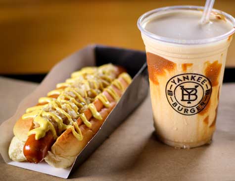 Cachorro-quente e milk-shake também compõem o menu enxuto da Yankee 