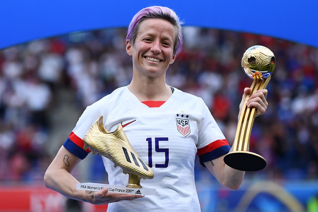 Megan Rapinoe se despede do futebol com EUA eliminados da Copa do Mundo