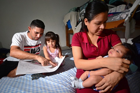 Venezuelanos refugiados no Recife