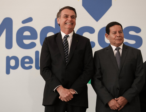 Jair Bolsonaro e Hamilton Mourão