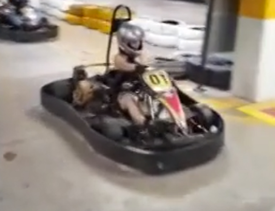 Imagens mostram a jovem antes do acidente