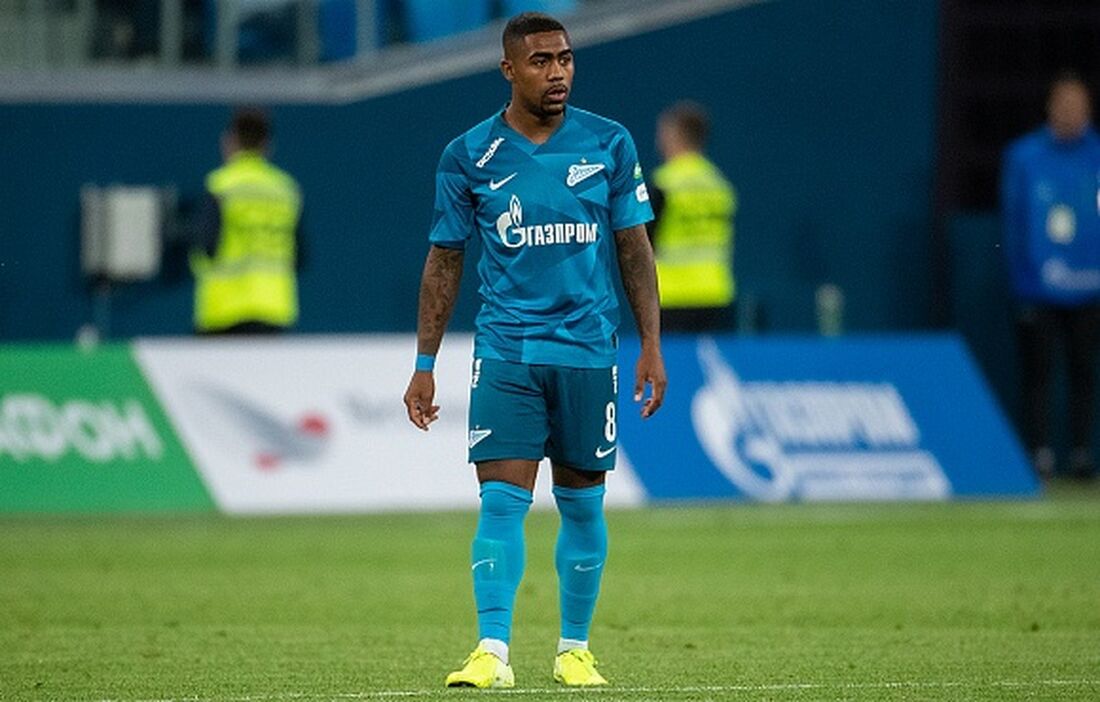 Malcom, quando jogou pelo Zenit