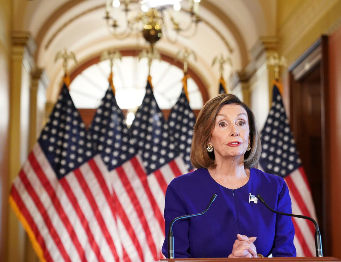 Presidente da Câmara dos Representantes dos Estados Unidos, Nancy Pelosi