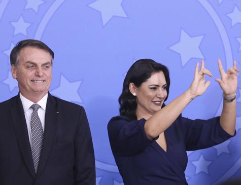 Jair e Michelle Bolsonaro