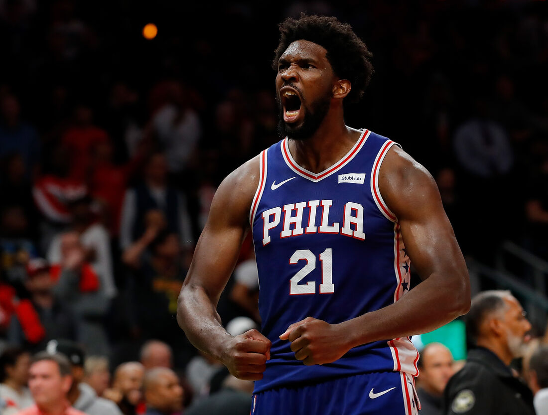 Joel Embiid, pivô do Philadelphia 76ers