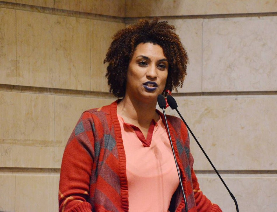 Marielle Franco em sessão da Câmara Municipal do Rio de Janeiro