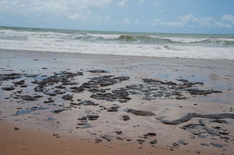 Manchas de óleo nas praias