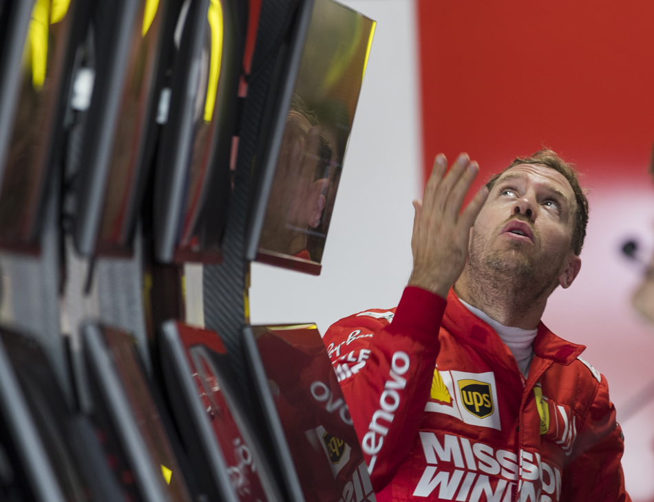 Sebastian Vettel, piloto da Ferrari