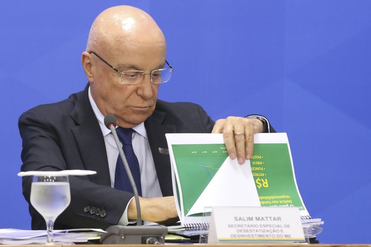 O secretário especial de Desestatização, Salim Mattar