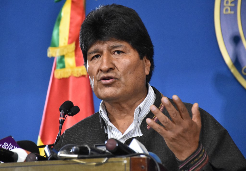 Evo Morales, ex-presidente da Bolívia