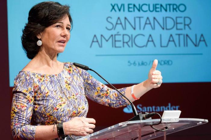 Presidente mundial do banco espanhol Santander, Ana Botín