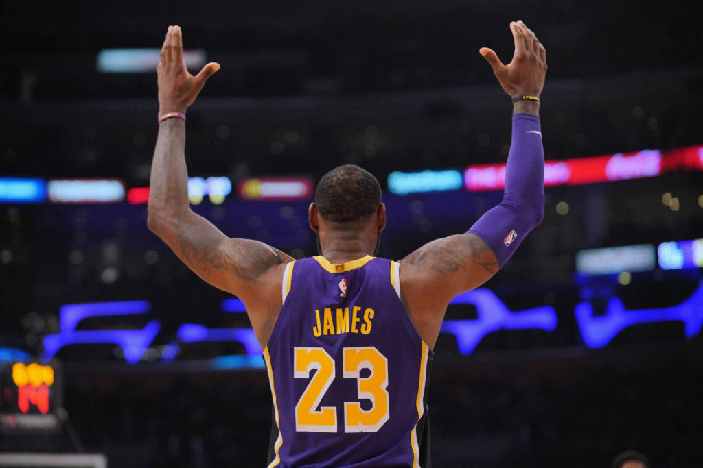 LeBron James, atleta dos Lakers