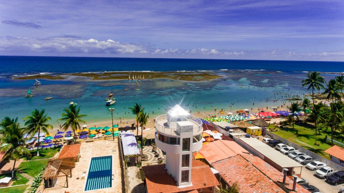 Porto de Galinhas foi um destino bem procurado por turistas em 2020